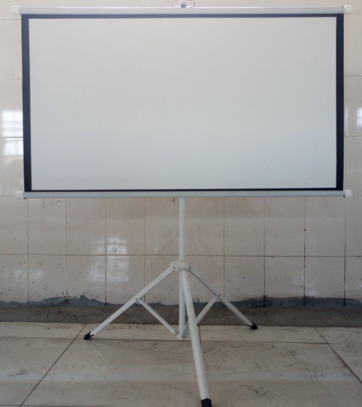 Projector background wall cloth 30 inch to 120 inch 4:3 bracket curtain go out to carry mobile curtain manual curtain