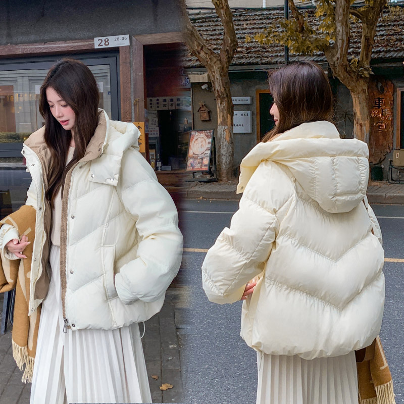 Brand Short down Jacket for Women 2025 Winter New Style Loose Thickened White Duck down Clearance Sale Puffer Jacket Coat Brand Short down Jacket for Women 2025 Winter New Style Loose Thickened White Duck down Clearance Sale Puffer Jacket Coat