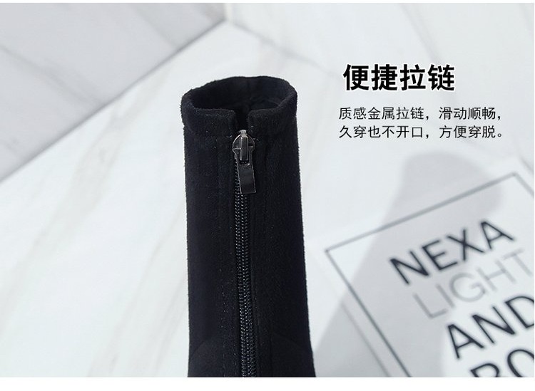 Giày cao đến mắt cá chân của trẻ em Martin ủng Anh gió Anh 2018 mới mùa xuân và mùa thu đơn dày với ống ống mỏng màu đen thủy triều giày boot nữ đẹp hàng hiệu