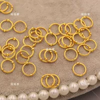 Открытка 10 узоров из бисера [золото] 50 шт.