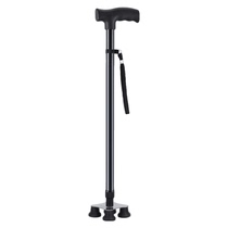 Fixed small four-legged thick and stable elderly non-slip crutches elderly multi-functional non-slip crutches