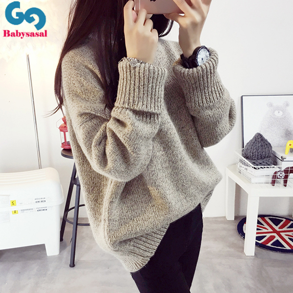 Winter thick high-necked sweater women 2022 warm knit coats