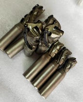 PCD golden stone spiral shank milling cutter three-edge two-edged Gong knife