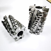 Woodworking spiral milling cutter four-sided planer flat vertical shaft heavy cutting light cutting and discarded tool end mill carbide carbide