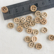 9mm diameter four-eyed wooden buckle number: NK092302 1 5 yuan 10 pieces