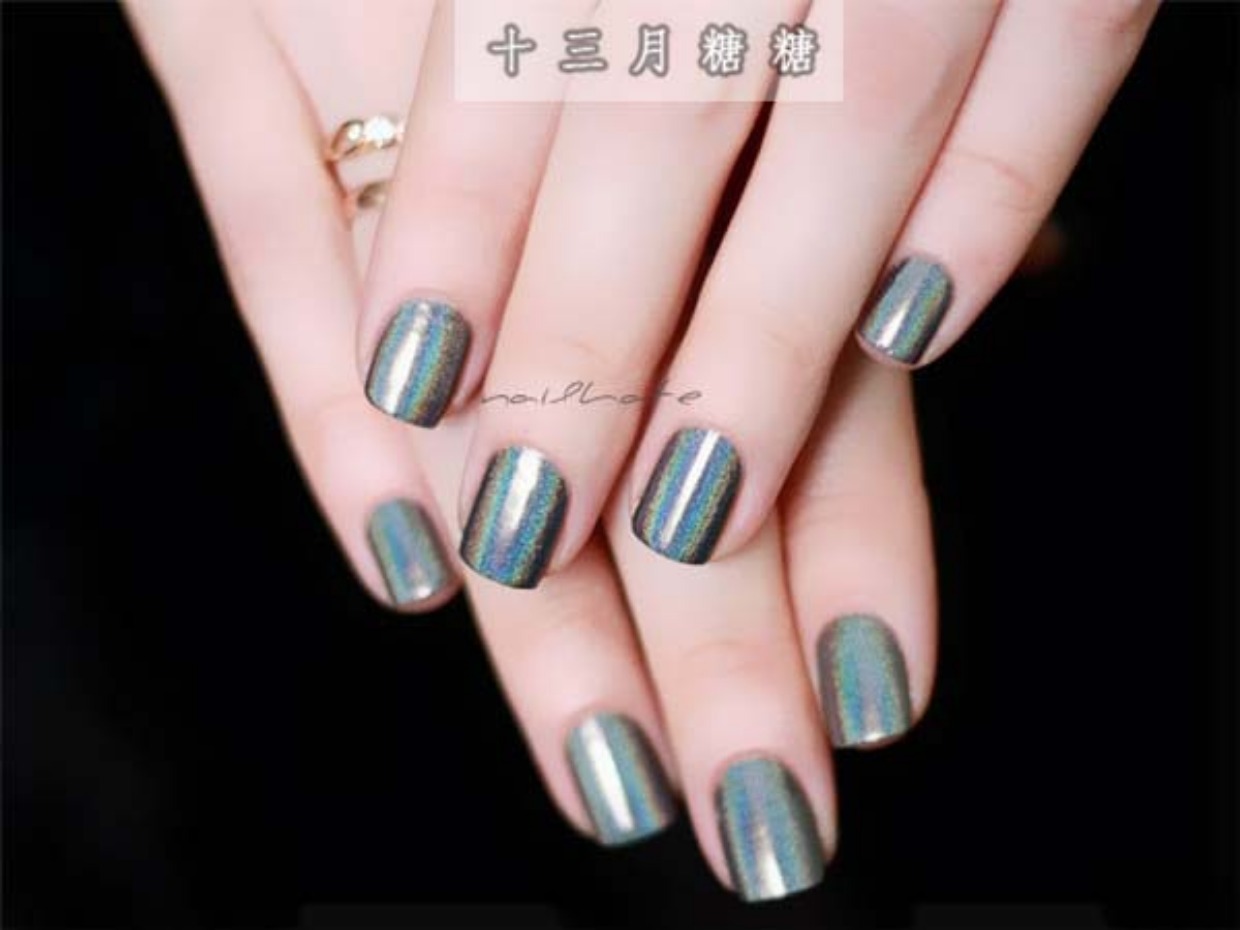 Nga Dance Legend New Prism 2 New Prism Nail Ba Lan Laser Đen Fairy Unpeelable - Sơn móng tay / Móng tay và móng chân sơn móng tay màu hồng đất