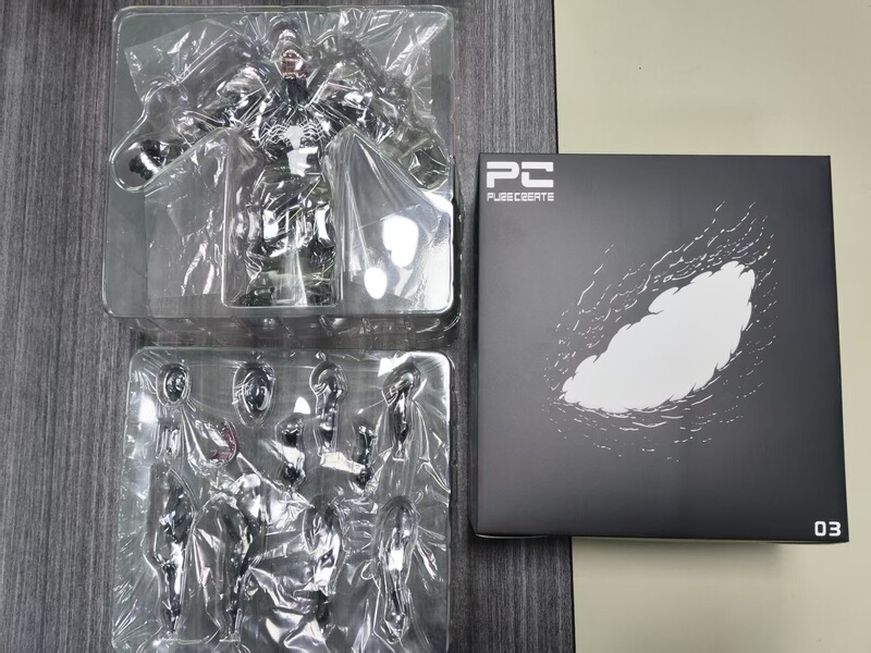 Pc Factory Nishikoue-Style Venom 03 Model Figure Trendy Toy Statue Ornament Peripheral Gift (Glossy Black)