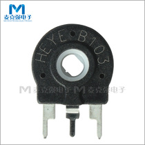Diameter 15mm Spanish potentiometer PT15 B10K vertical oval hole B103 front and rear foot distance H = 5mm