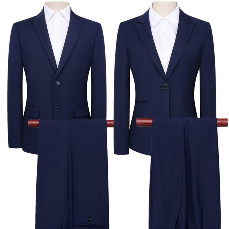 Great Wall Wey Men's and Women's Royal Blue Suits, Haval 4S Store Suits, Work Uniforms, Slim Fit, Non-Iron Professional Wear Jackets