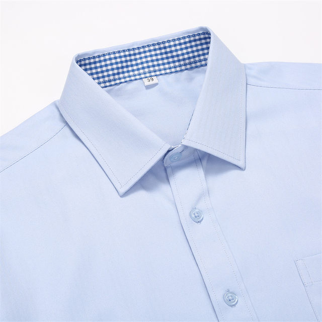 New Postal Savings Bank men's shirt postal blue shirt postal savings uniform work clothes men's short-sleeved work clothes