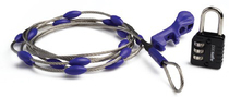 PACSAFE Wrapsafe anti-theft password adjustable cable lock steel wire chain with password lock
