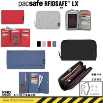 pacsafe RFIDsafe LX100 150 200 250 anti-theft wallet passports card
