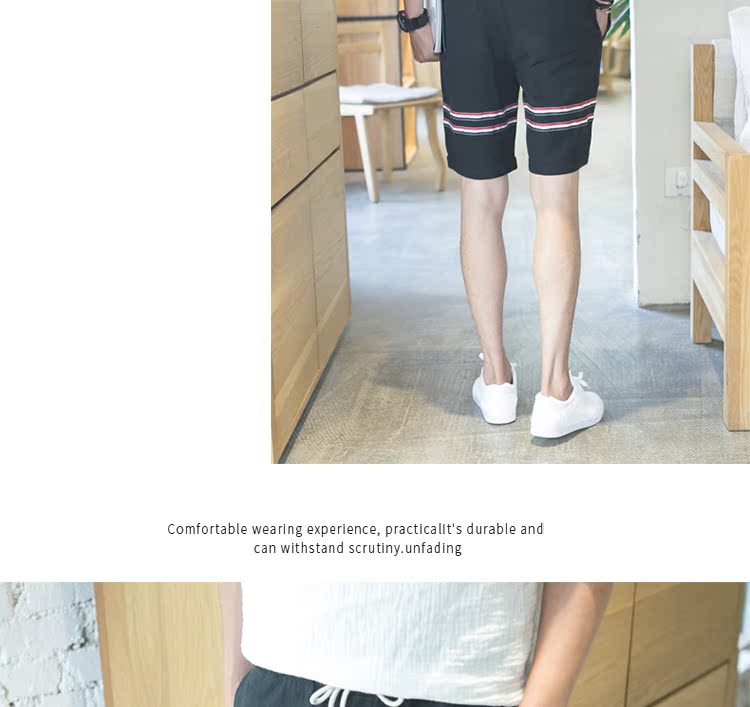 Quần short nam quần short rộng kích thước Trung Quốc Quần áo nam giả vải lanh quần thường quần thể thao nam quần rộng chân quần bãi biển - Quần Jogger jogger nam
