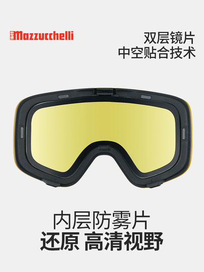 [Ng17Ks Spare Lens]Nanend Children's Ski Goggles Transparent Light-Enhancing Anti-Fog Spare Lens