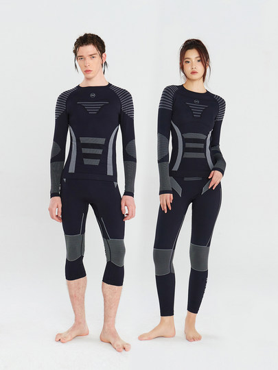Nanen Quick-Drying Clothing, Ski Clothing, Women's Sportswear, Men's Sweat-Wicking, Warm, Compression Functional Underwear, Men's and Women's Tight-Fitting Breathable Suits