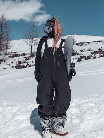 Nanend Nanend 3L single and double board women's windproof, waterproof and warm outdoor thickened ski jacket and pants for men and women