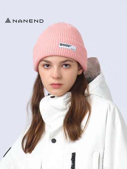 Nandn Nanen New Ski Knitted Hat Autumn and Winter Loose Breathable Snowboard Wool Hat Ski Equipment Nm019