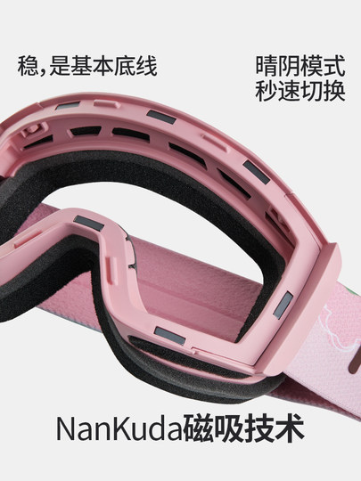 [Ng14Ks Spare Lens]Nanend Magnetic Ski Lens Night Vision Enhancing Lens Ski Lens