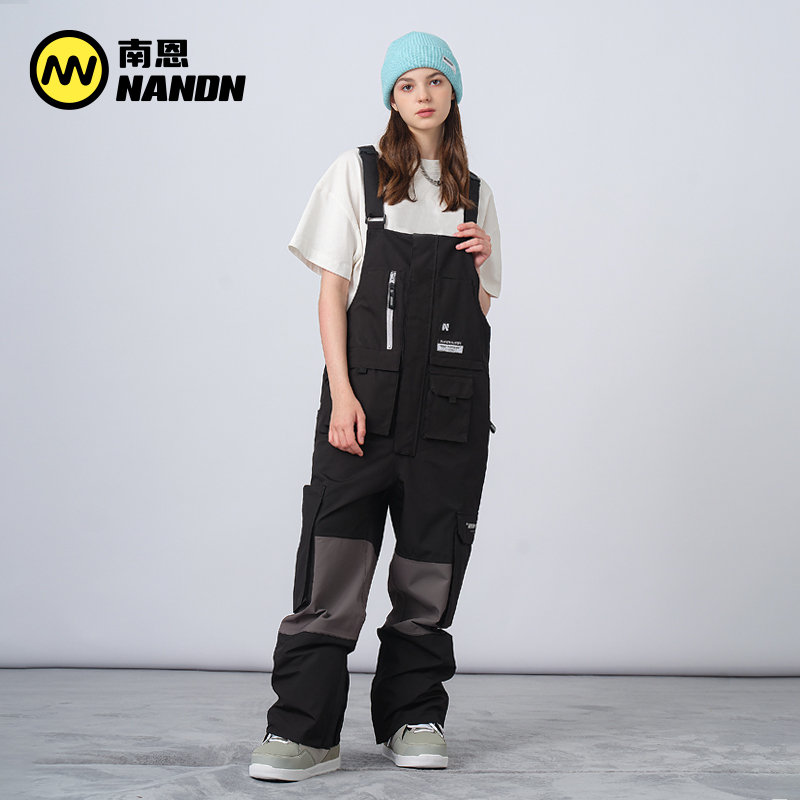 NANDN Nanen professional ski baby bag pants waterproof windproof warm men's and women's tooling snowboard pants NC701