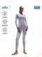 [Nanen & Awex Collaboration] Merino Wool Ski Quick-Dry Clothing Gradient Compression Knitzonex Women's Style