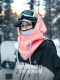 Nandn Ski Hood Can Be Worn over a Helmet to Keep Warm, Windproof, Face and Neck Protection, Single and Double Board Ski Equipment Nk12