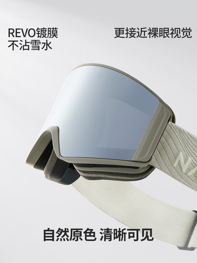 Nanend Nanen 25 New Ski Goggles with Color-Changing Flip-Up Lens, Quick Defogging, Single and Double Board Goggles Ng22