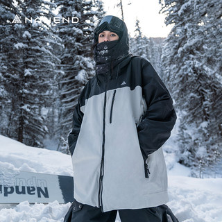 Nanend Nanen 3L Single and Double Board Women's Windproof, Waterproof, Warm Outdoor Thickened Ski Jacket and Pants Set for Men and Women