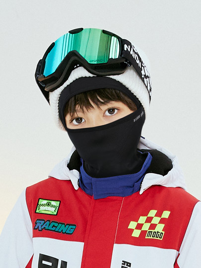 Nandn Kidsren's Ski Mask Hood for Boys and Girls, Windproof, Warm, Quick-Drying, Wind-Blocking Hood, Outdoor Face Protection