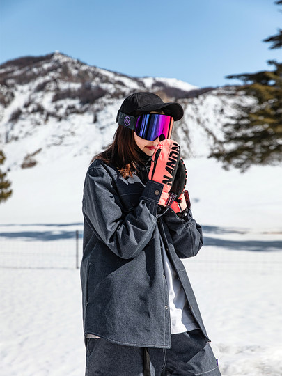 Nandn Ski Clothing for Men and Women, Single Board and Double Board Outdoor Waterproof New Ski Instructor Jacket Nc418 Snow Clothing