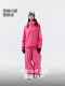 Nanen 25-Year-Old Women's Ski Suit Set, P Cotton Thickened for Warmth and Cold Protection, Outdoor Gear, Waterproof Jacket and Pants