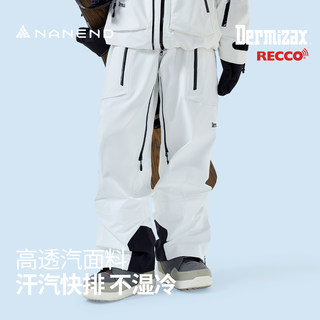 Nanen [Skyline Pro] 25 New Model Ski Pants for Single and Double Board Skiing, Waterproof, Professional, High-End Outdoor Pro Version