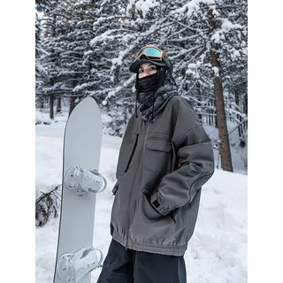 Nanen Ski Jacket for Women, Waterproof and Windproof, Niche Autumn and Winter Loose-Fitting Top, Men's Cold-Proof and Warm Snow Jacket