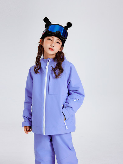 Nanen Children's Ski Clothing, Single and Double Board Ski Equipment, Waterproof, Windproof, Thickened and Warm Ski Jacket for Boys and Girls
