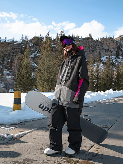 Nandn Ski Pants for Women, Professional Outdoor Sports Waterproof Winter Double-Board Work Pants, Men's Snow Pants