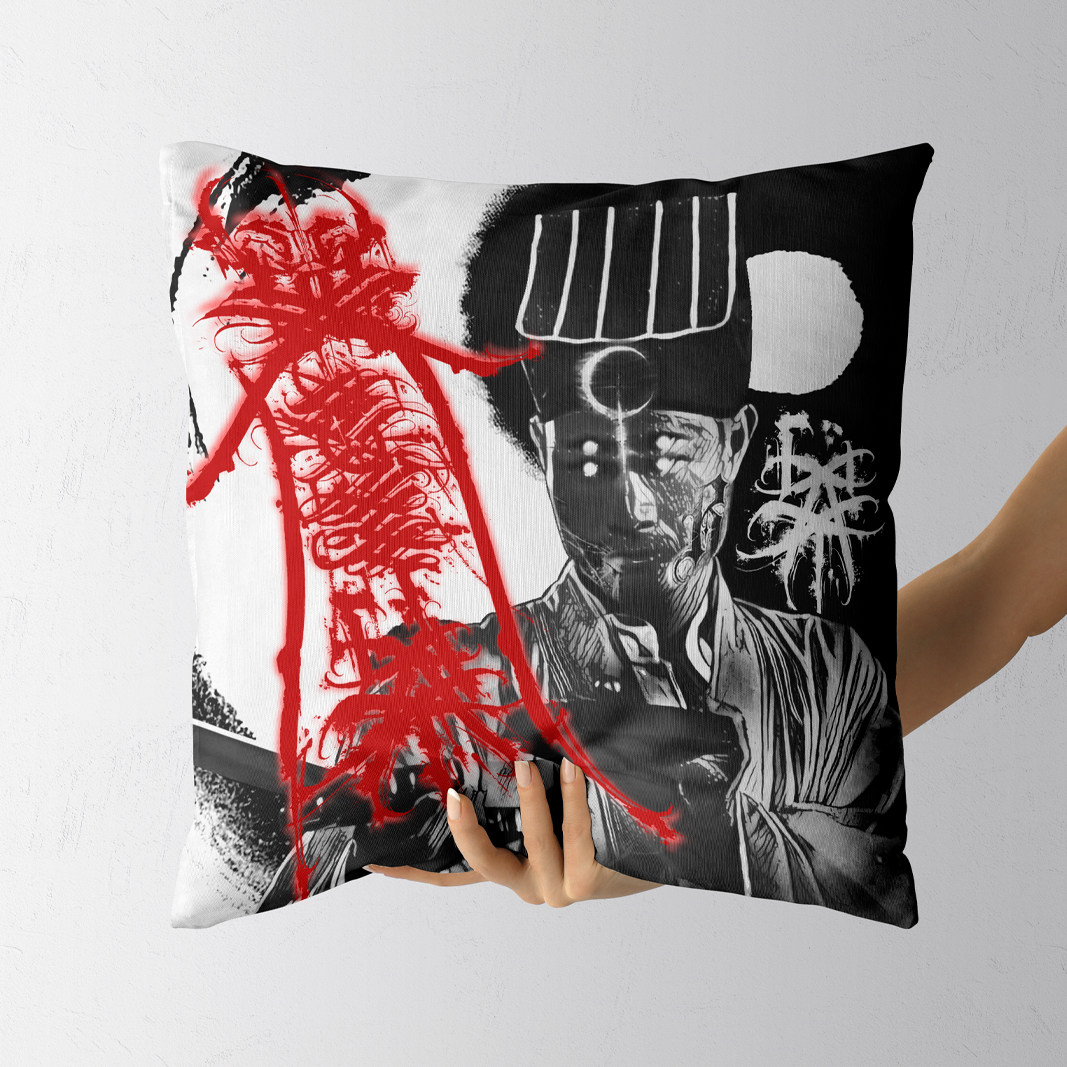 The Morgue Mr. Lin Zhengying Hong Kong Wind Jiahe Film Cicano West Coast Flower body word holding pillow