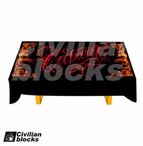 Chicano Europe and the United States West coast flower body word old school gangsta hardcore hip-hop hiphop tablecloth