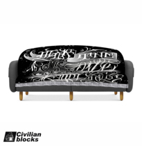 Chicano Europe and the United States West coast flower body word old school gangsta hardcore rap hip-hop hiphop sofa cloth