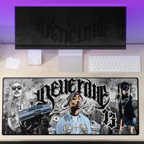 West coast chicano floral body word hardcore bandit hip hop print mouse pad