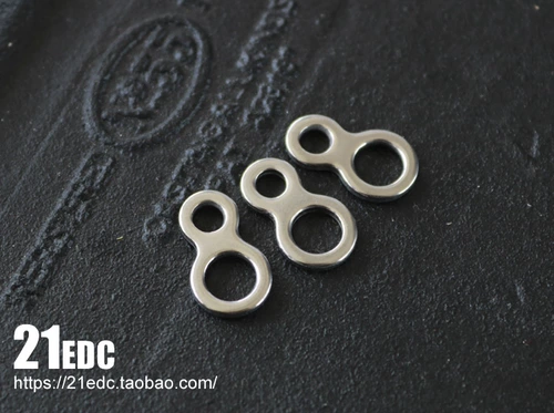 Маленький аксессуар из нержавеющей стали, металлический брелок