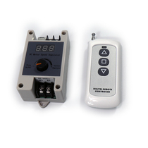 DC brush motor PWM speed control 433 wireless speed control controller motor speed limiter LED wireless dimmer