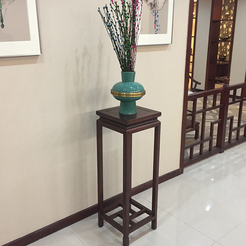 New Chinese solid wood Flower Shelf Red Honolulu Several Ming and Qing Classic furniture Clubhouse Sample House Display Center Furnishing Racks Customised