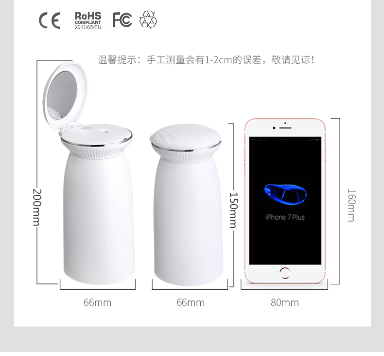 máy tạo độ ẩm xiaomi deerma dem-sjs600 Shell độ ẩm nhà câm máy tính để bàn phòng ngủ ký túc xá sinh viên bé di động usb mini xe nhỏ - Máy giữ ẩm máy tạo hơi sương