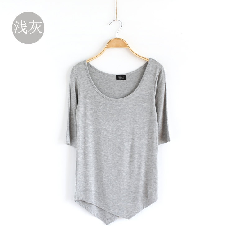 Modern dance top, round neck, Angle tight exercise top, tight base, dance suit, yoga exercise suit