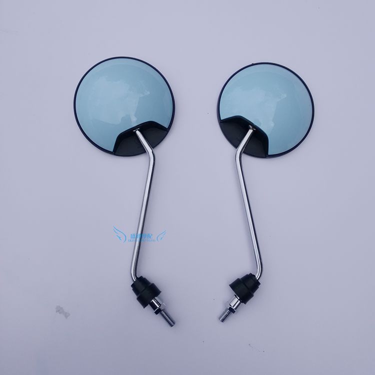 Rùa nhỏ vua điện xe gương chiếu hậu gương xe tay ga phong cách châu Âu Emma Yadi lồi gương phản chiếu phổ quát 8 mm - Xe máy lại gương gương xe máy tròn nhỏ