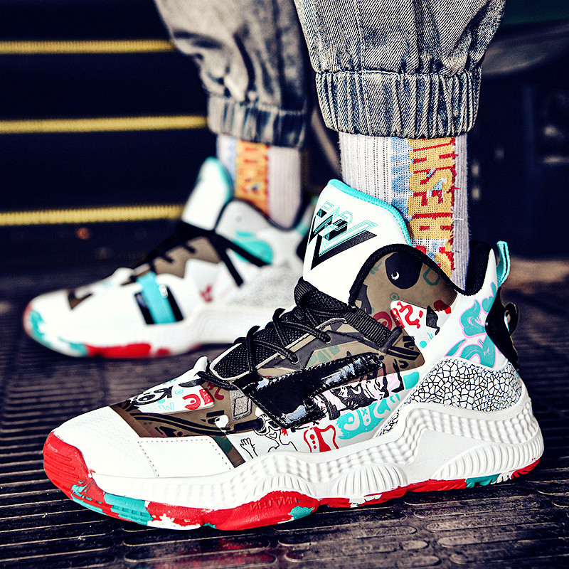 Cosby basket sneakers shoes men's shoes Summer 2022 new official flagship store sneakers male high cylinder aj sneakers