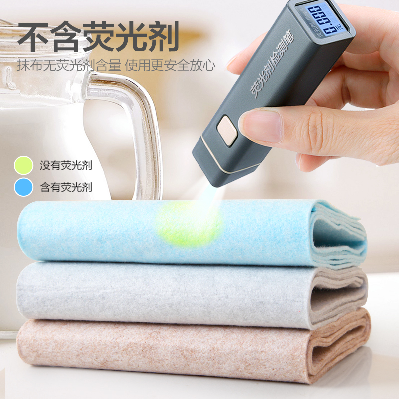 Treasure House Clean Kitchen not easy to stick with oil thickened dishcloth Ragcloth Coconut shell not easy to fall out of the towel scrub cloth scrub hand towels