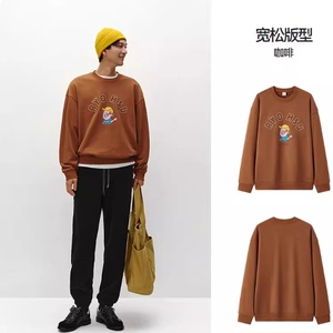 森马休闲长裤卫衣集合秋冬季男女同款灯芯绒百搭直筒束脚长裤-TK