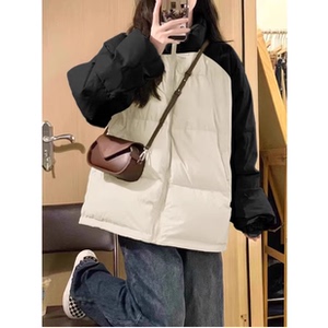 KEP真维斯男装2025冬季新款 潮牌时尚厚款长袖立领棉衣宽松外套男