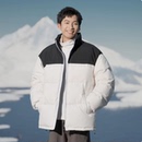 真维斯！情侣拼接加厚棉服外套