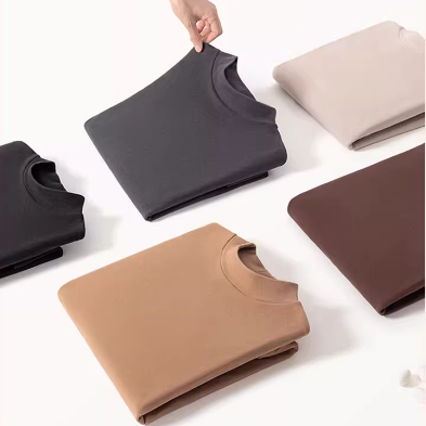 天降20.6！真维斯.纯色保暖圆领打底衫